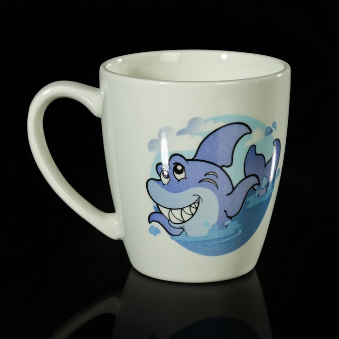 Кружка 220 мл, d=7,8 см, h=8,7 см "Морской мир" , рисунок МИКС