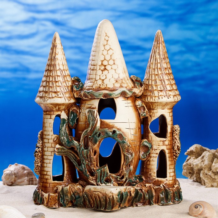 купить Декорации для аквариума Замок евро