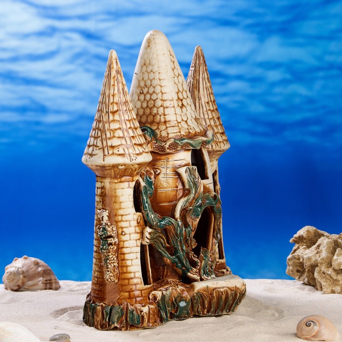 Декорации для аквариума "Замок евро"