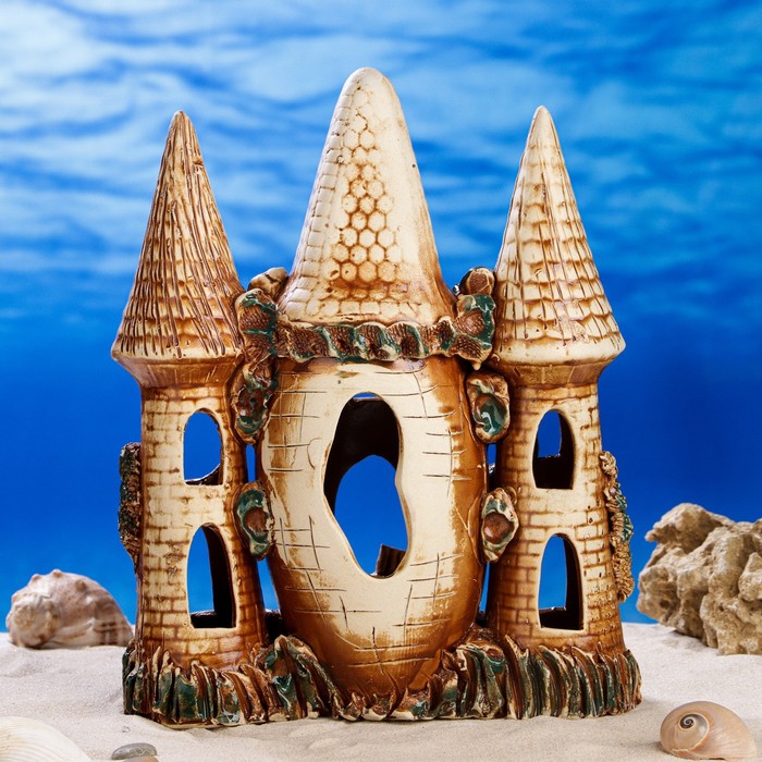 Декорации для аквариума "Замок евро"