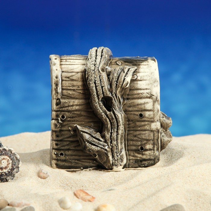 Декорации для аквариума "Сундук малый" микс