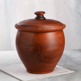 

Макитра "Солянка", гончарная, красная глина, 6 л, микс
