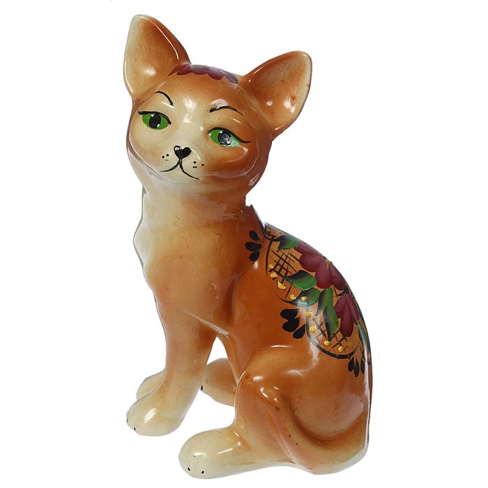 Копилка "Кот Лапа" глазурь, микс