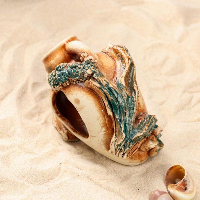 Декорации для аквариума "Амфора" малая, микс