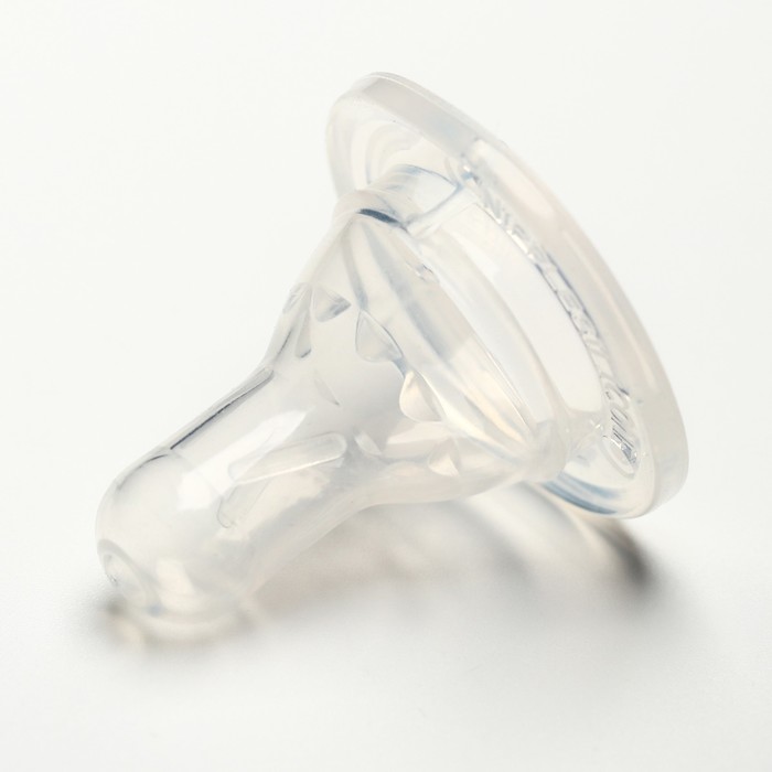 Соска силиконовая классическая с Х-образным отверстием, от 6 мес.