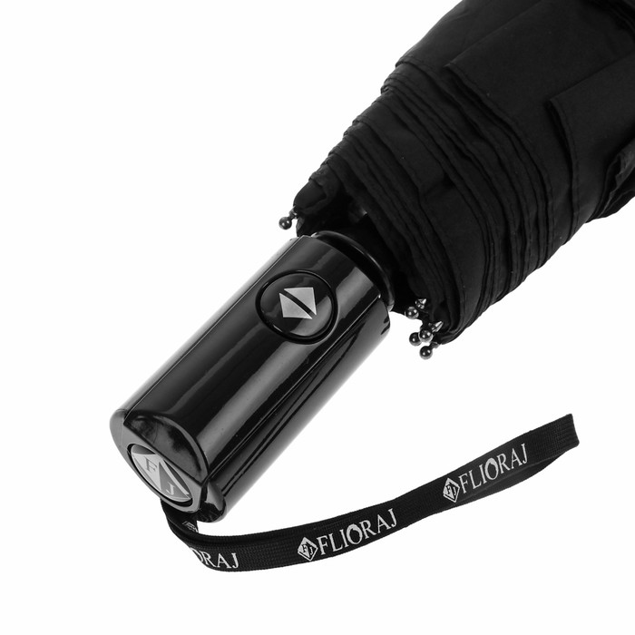 Зонт автоматический "Тайные знаки, кошки", R=51см, с проявляющимся рисунком, цвет чёрный