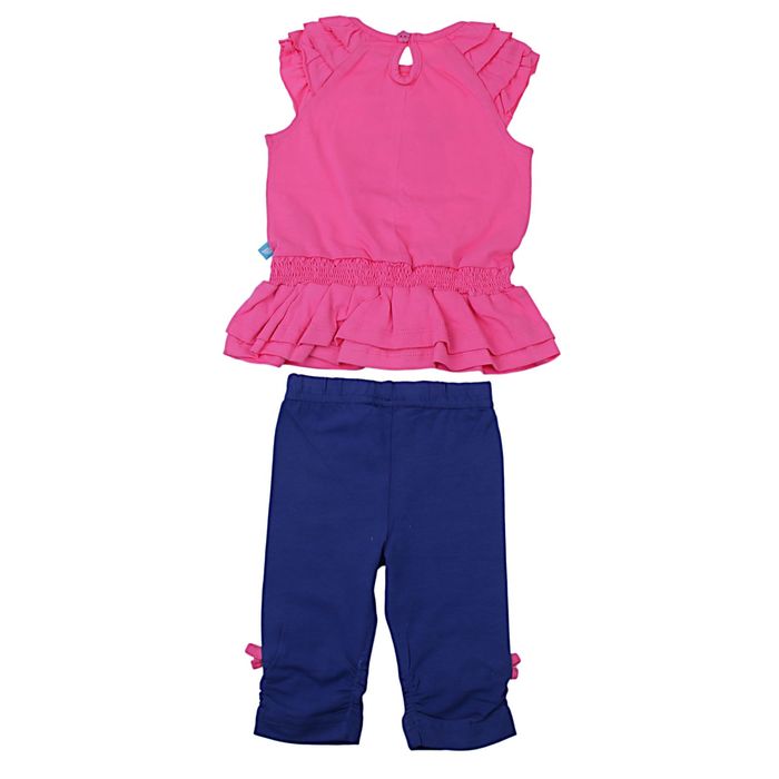 Комплект ясельный "Божья коровка", рост 68 см (44), цвет розовый/синий