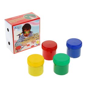 

Краски пальчиковые сенсорные, набор 4 цвета по 100 мл «Экспоприбор»