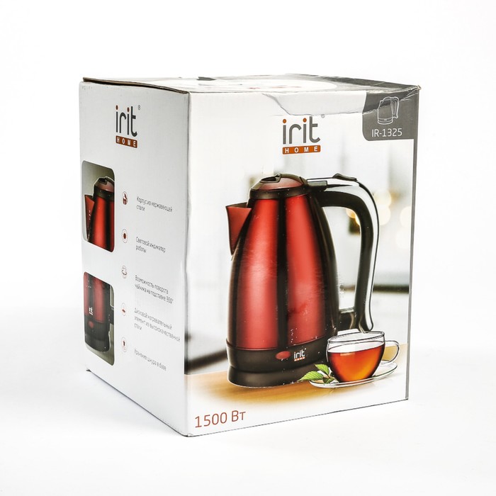 Чайник электрический Irit IR-1325, 1.8 л, 1500 Вт