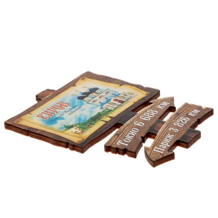 Магнит в форме указателя "Киров"