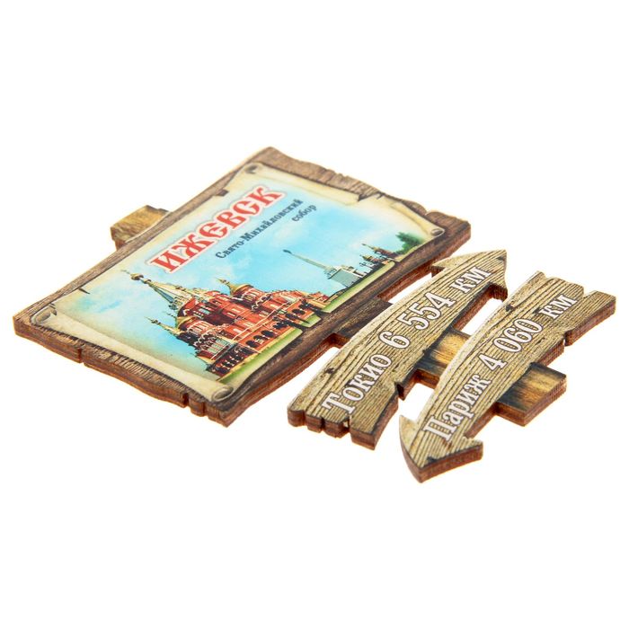 Магнит в форме указателя «Ижевск»