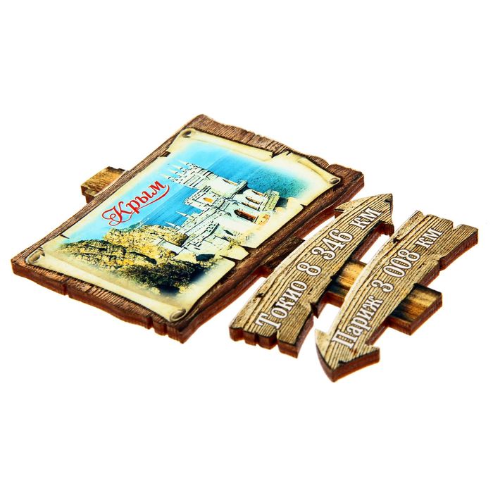 Магнит в форме указателя «Крым»