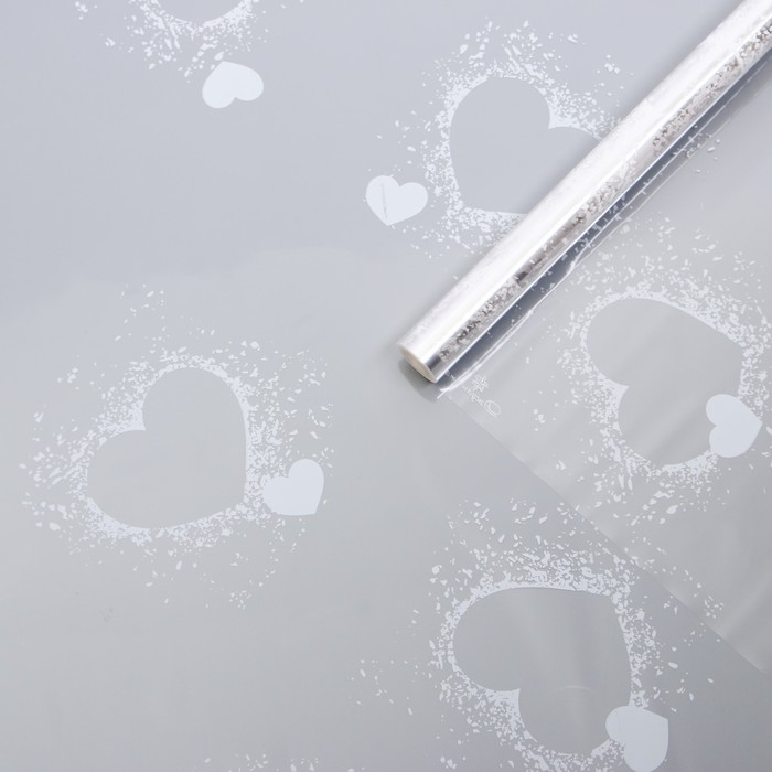 Пленка для цветов и подарков &quot;Джульетта&quot; белый 0.7 х 8.2 м, 40 мкм