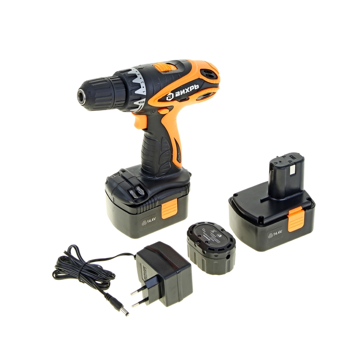 Дрель-шуруповерт "Вихрь" ДА-14,4-2к, аккумуляторная