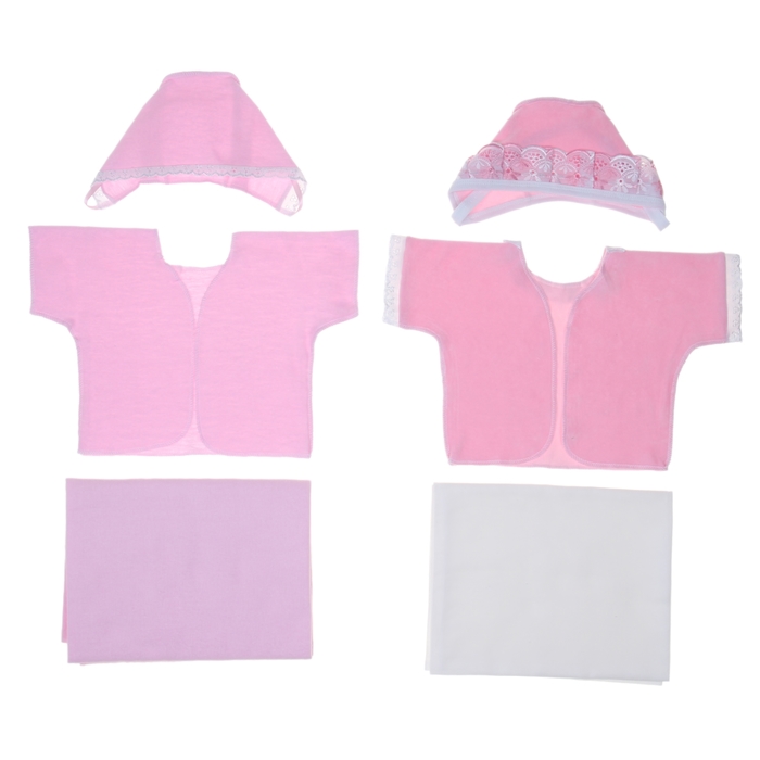 Комплект на выписку летний "Крепыш", 9 предметов, цвет розовый