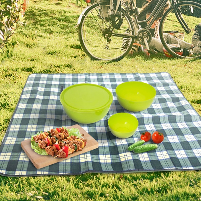 Набор салатников для шашлыка, цвет МИКС