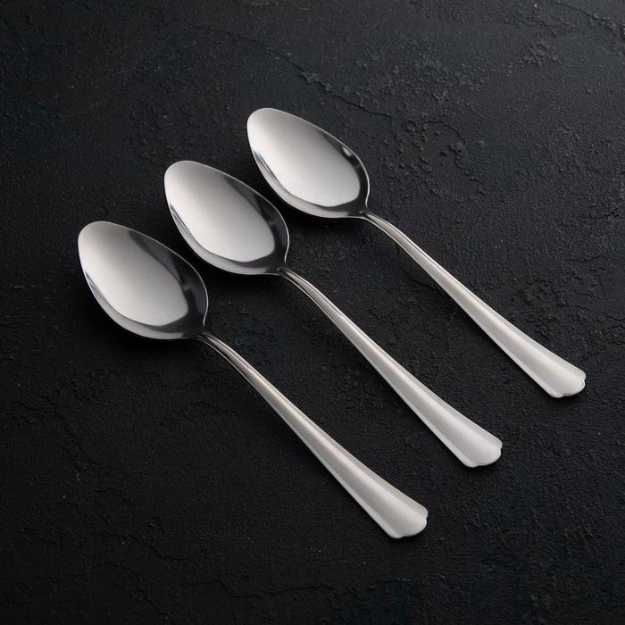 Набор столовых ложек 20 см "Новинка" 3 шт, толщина 1,2 мм