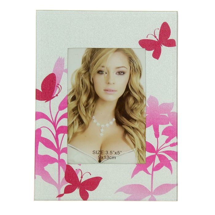 Фоторамка "В тени цветов" серебристая 9х13 см