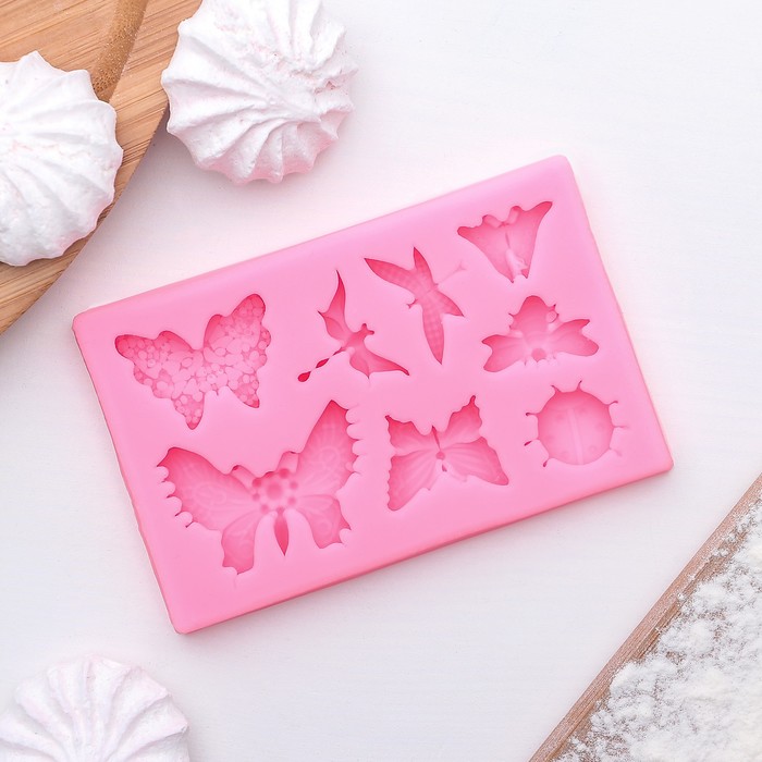 Молд 11х7х1,5 см "Бабочки"