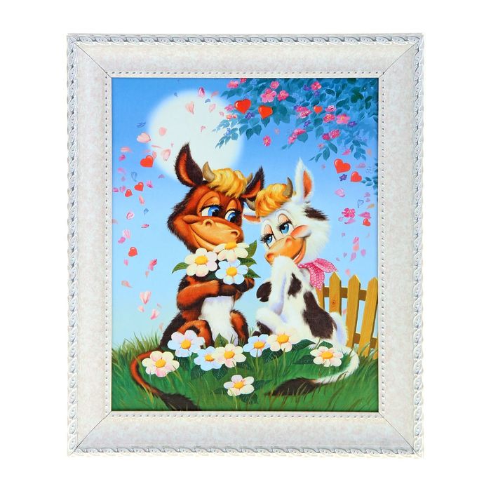 Картина "Корова с бычком"