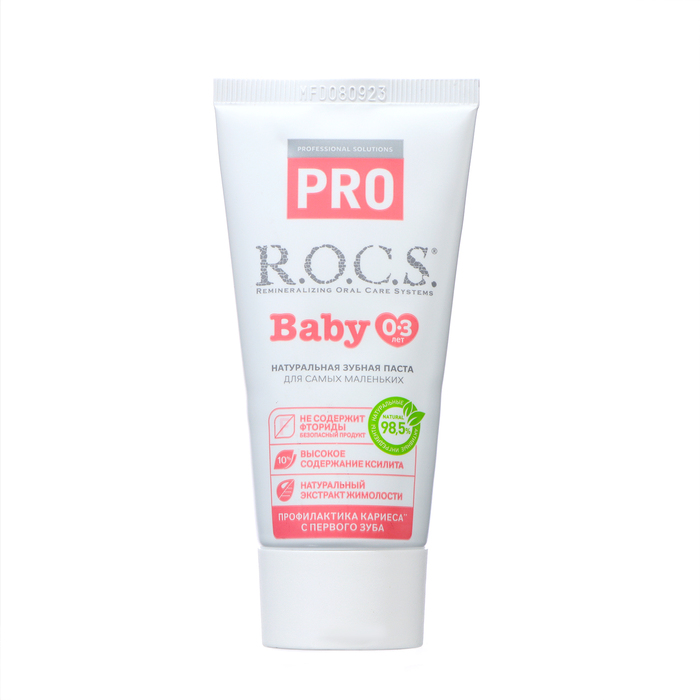 фото Зубная паста r.o.c.s. pro baby, минеральная защита и нежный уход, 45 г