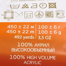 Пряжа "Бисерная" 100% акрил 450м/100гр (195-Незабудка) от Сима-ленд