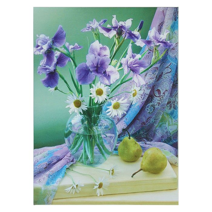 Картина на подрамнике "Букет ирисов"