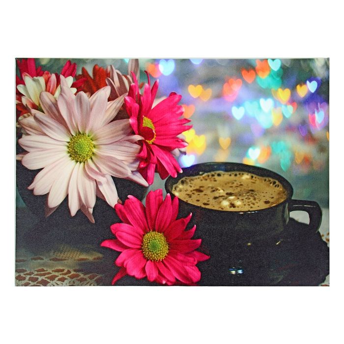 Картина на подрамнике "Аромат кофе"