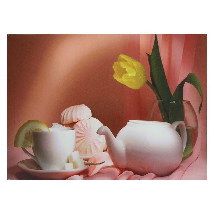 Картина на подрамнике "Лёгкий завтрак"