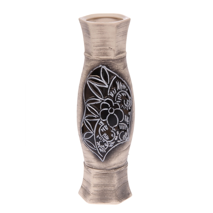Ваза "Мерайя" большая, резная, шамот