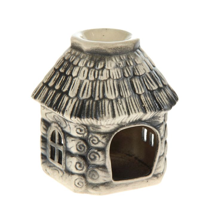 Аромалампа "Домик" чёрно-белая