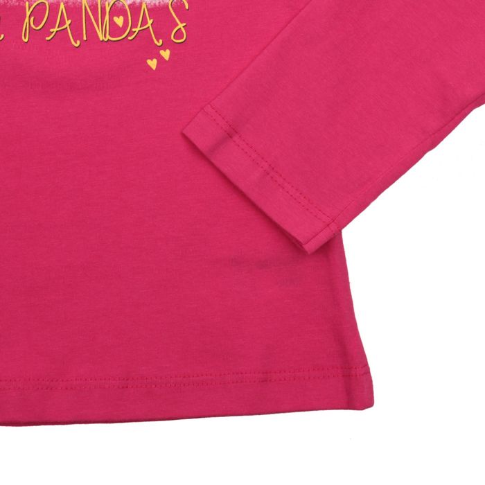 Комплект джемперов для девочки - 2 шт., рост 110 см, цвет фуксия, принт полоска Л088