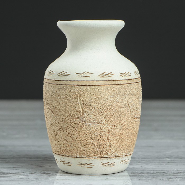 Ваза "Бочка" малая, шамот