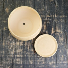 

Горшок декоративный "Марс №1" 14,3л 23,5*31см 1сорт бежевый микс