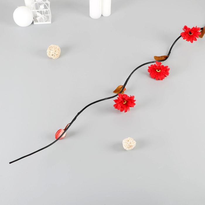 Декоративная ветка "Герберы" микс