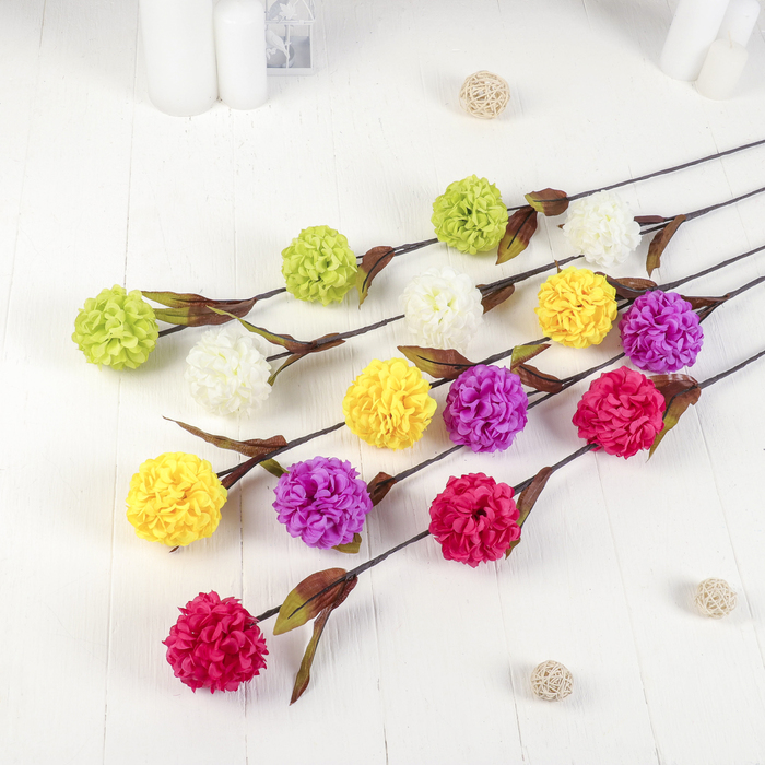 Декоративная ветка "Круглые бутоны" микс