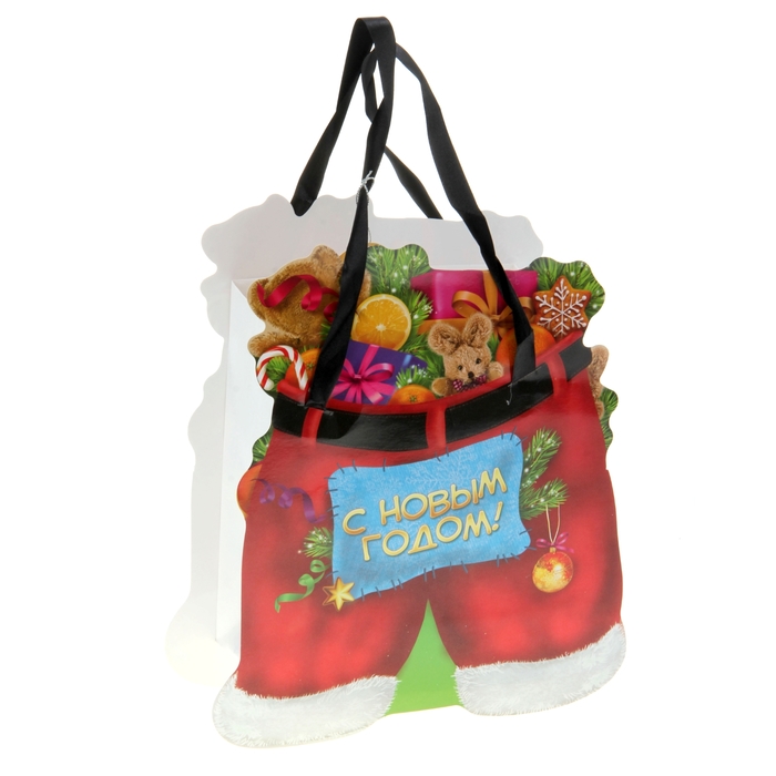 Пакет подарочный «Подарки», 25,8 × 31 см