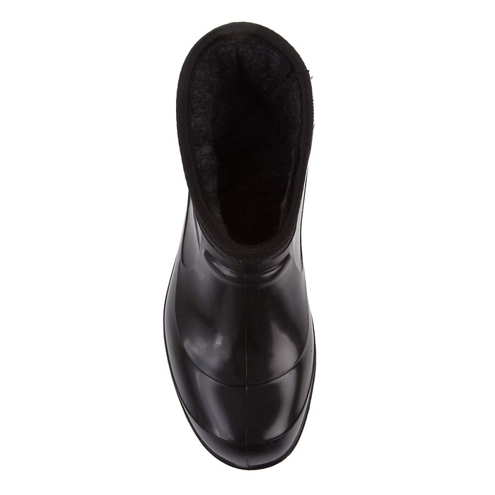 Галоши ПВХ арт. Г201.1-С сукно (черный) (р. 43)