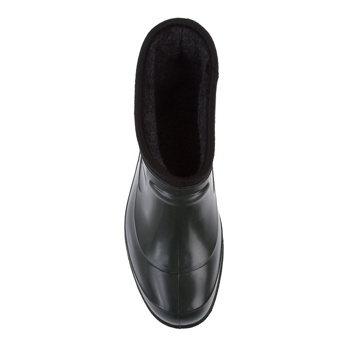 Галоши ПВХ арт. Г201-С сукно (зеленый) (р. 43)