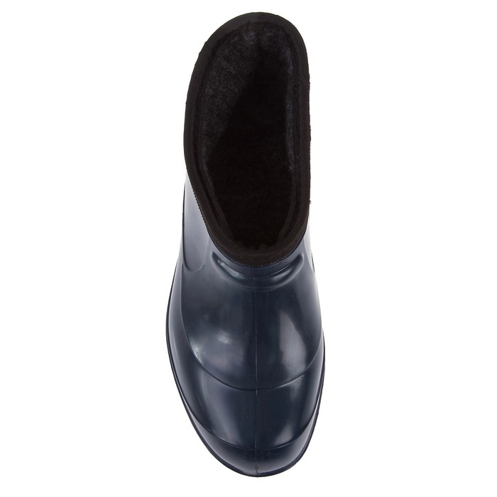 Галоши ПВХ арт. Г201-С сукно (синий) (р. 40)