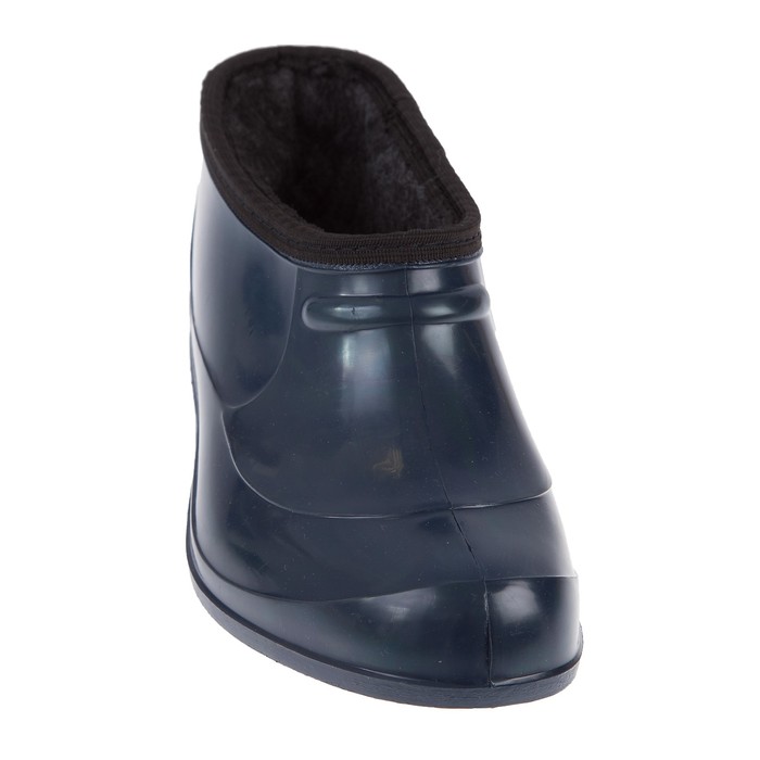 Галоши ПВХ арт. Г201-С сукно (синий) (р. 40)