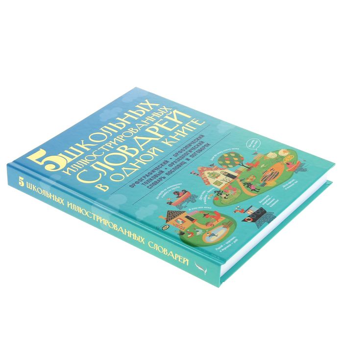 5 школьных иллюстрированных словарей в одной книге