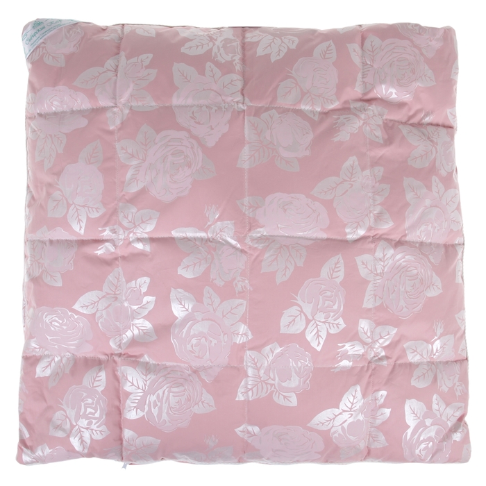 Подушка стеганная "БАЙКАЛЬСКАЯ" с пленкой кедрового ореха, размер 70х70 см, лузга гречихи