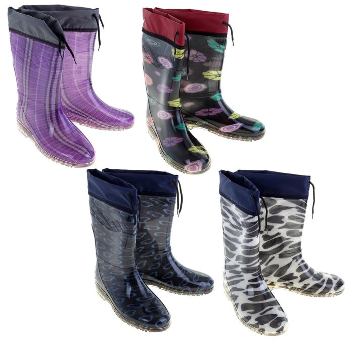 Сапоги женские ПВХ арт. С312-Н без утеп. (МИКС) (р. 38)