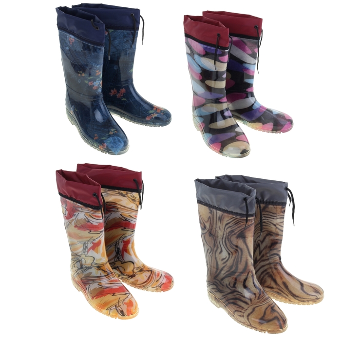 Сапоги женские ПВХ арт. С312-УтН утеп. (МИКС) (р. 37)