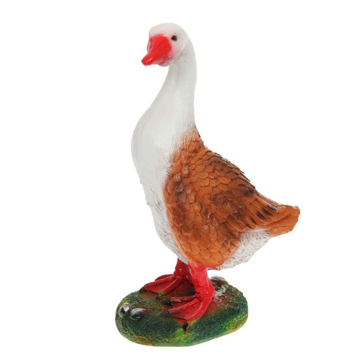 Садовая фигура "Гусь на станине"