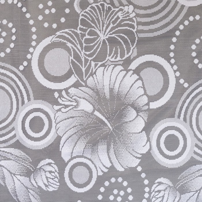 Штора со шторной лентой, ширина 320 см, высота 205 см, цвет белый