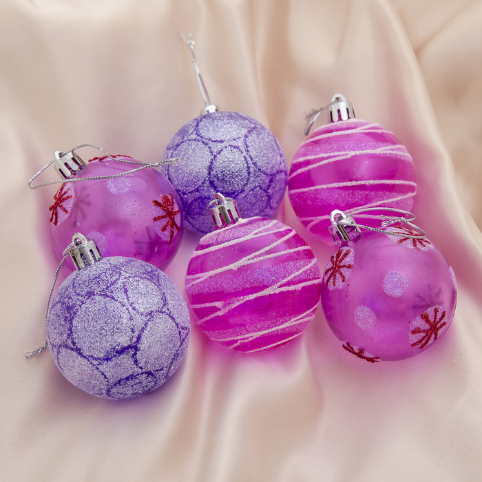 Новогодние шары "Волшебная фантазия" (набор 25 шт.)