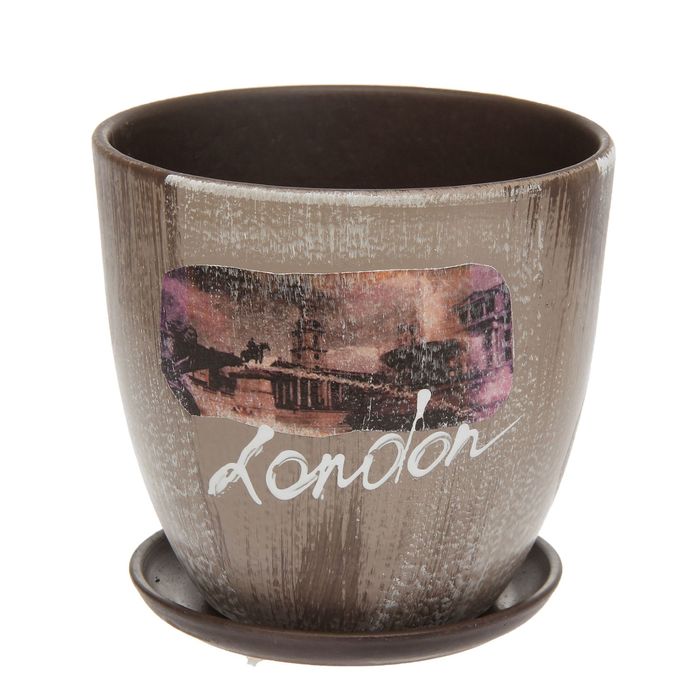 Кашпо "Лондон" высокое овальное 2,6 л