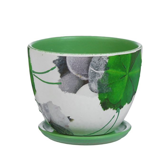 Кашпо "Эко стиль" овальное 0,6 л